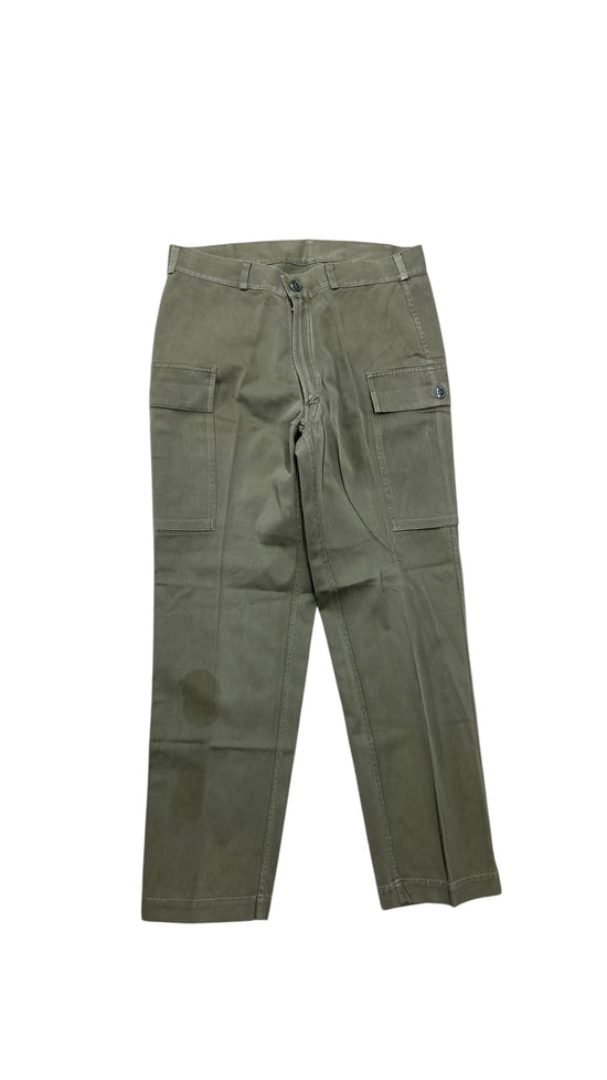 VTG Military Green Cargo Pants Sz 32x28