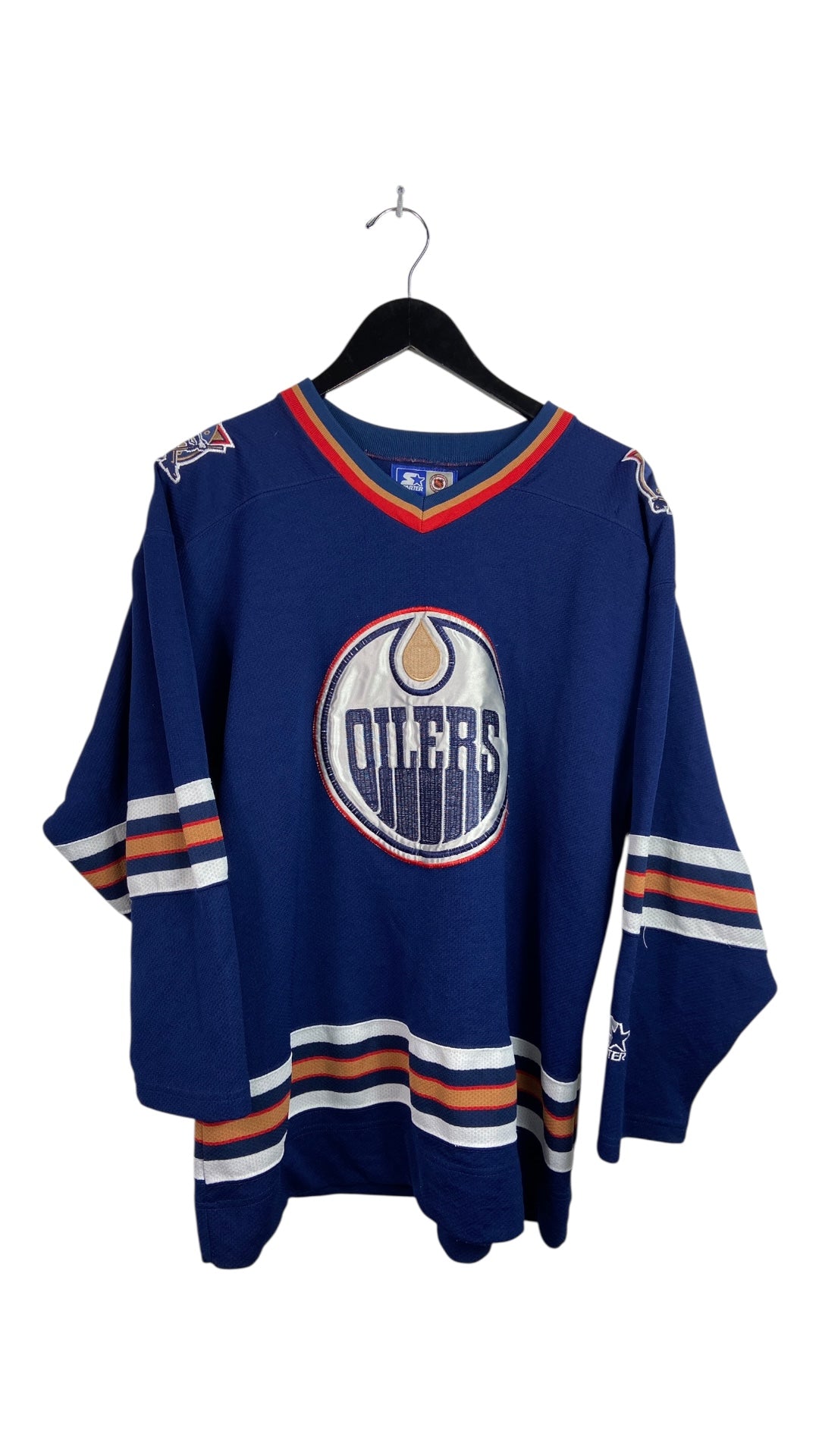 VTG Edmonton Oilers Starter Hockey Jersey Sz XL