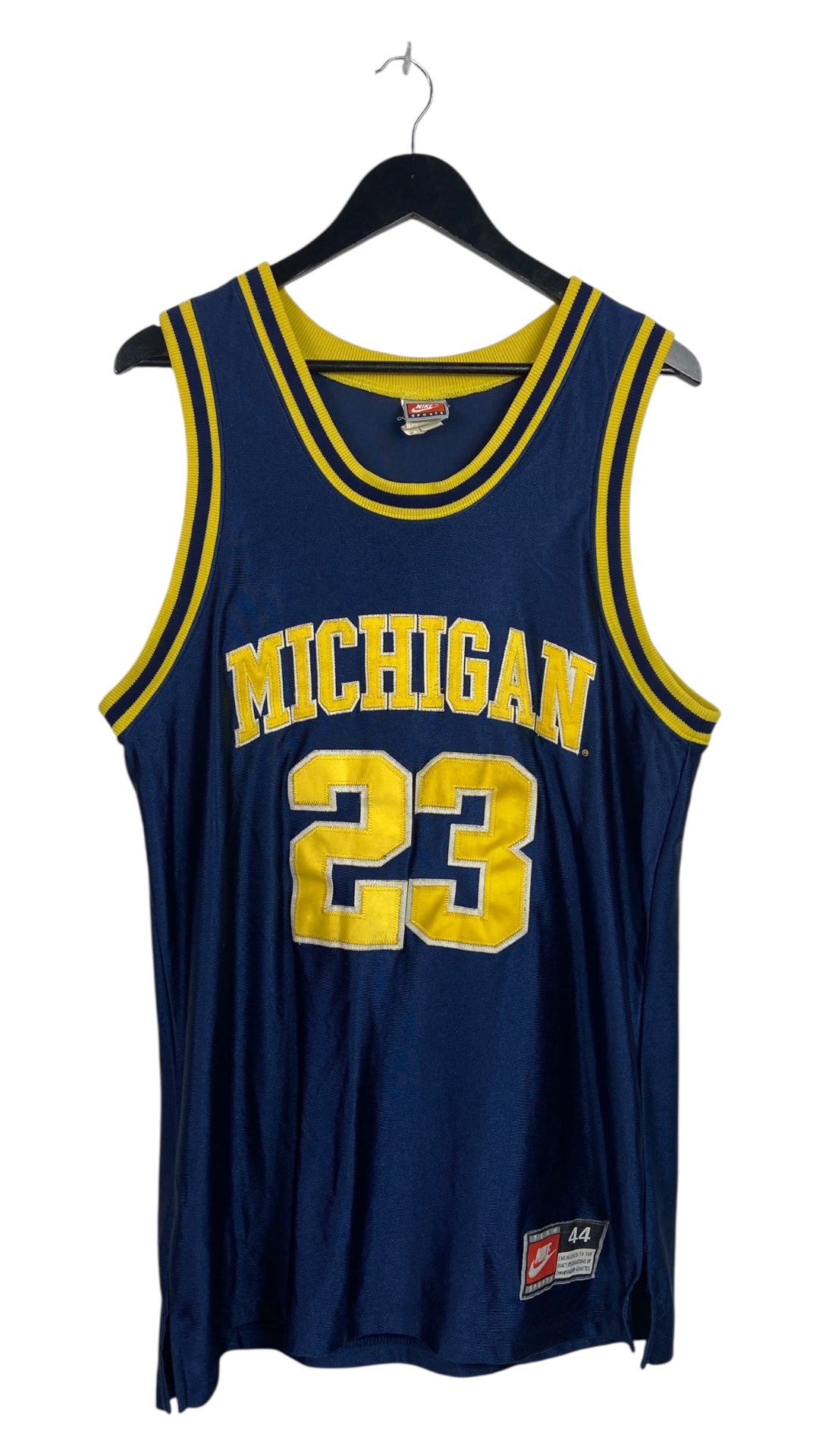 VTG Michigan Wolverines Nike Basketball Jersey Sz 44/L