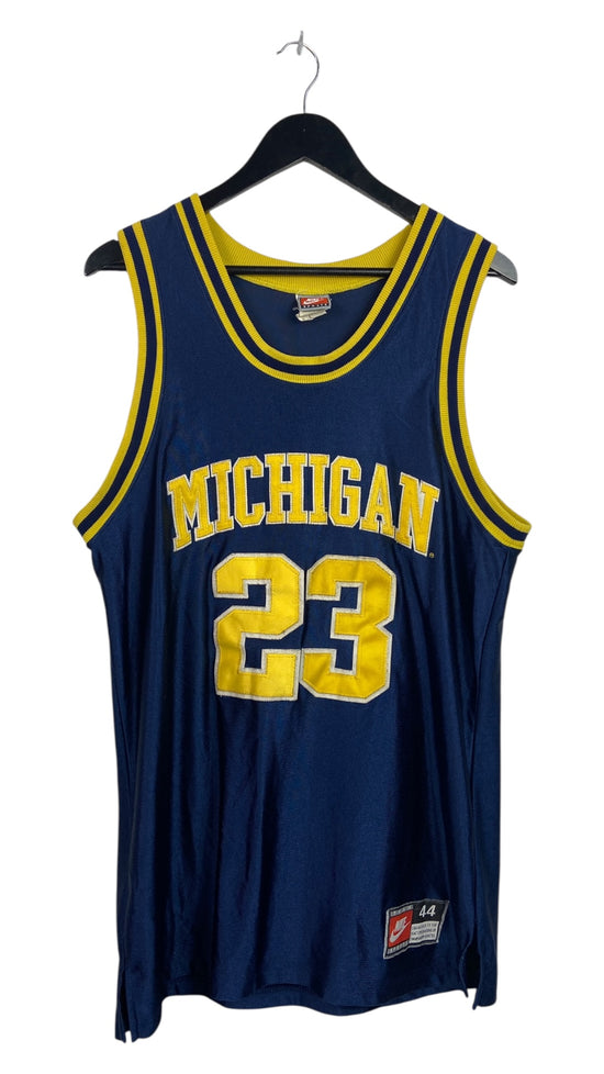 VTG Michigan Wolverines Nike Basketball Jersey Sz 44/L