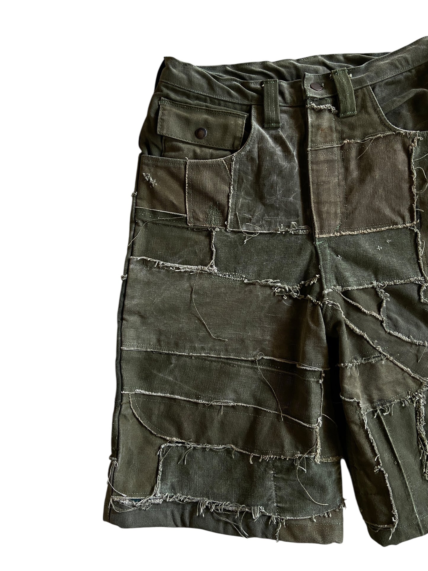 Reworked The Crust Military Duffel Shorts by david turner