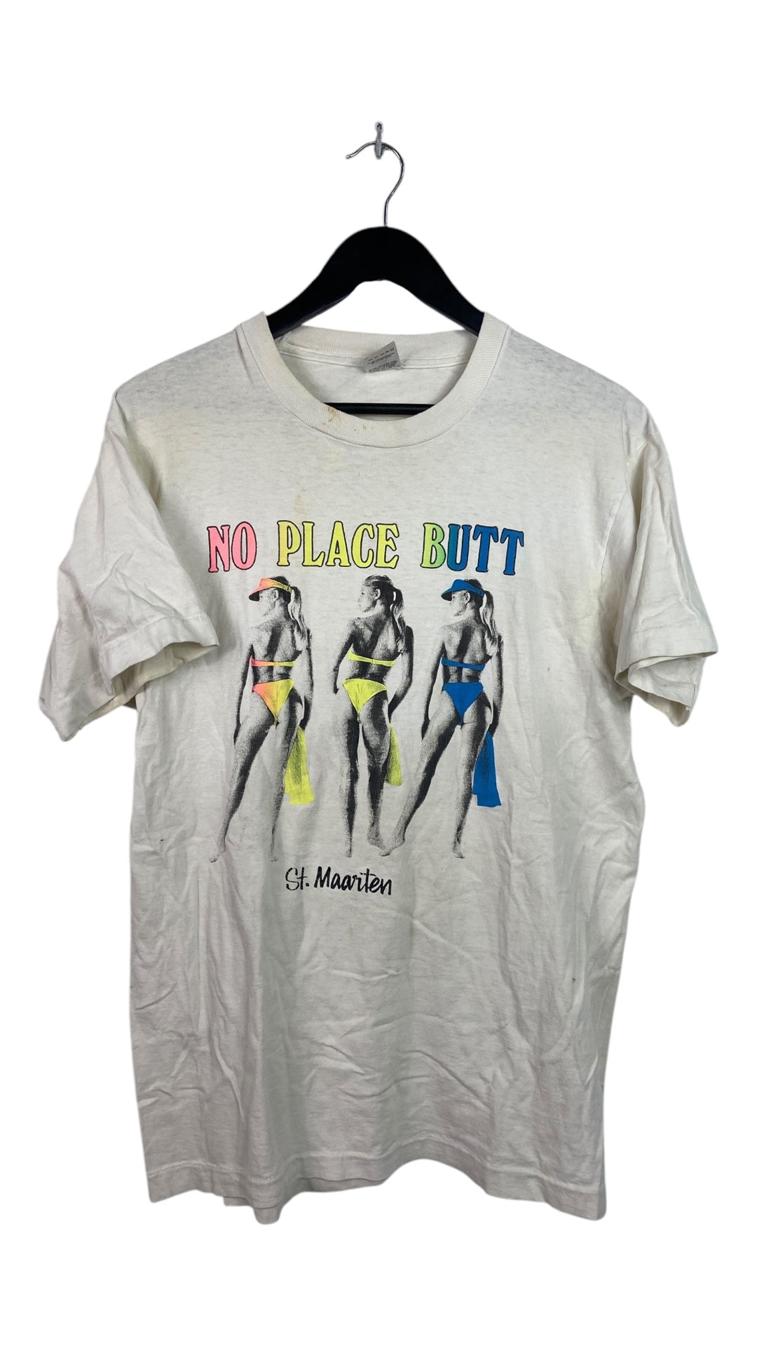 VTG St. Maarten “Butt” Tee Sz M