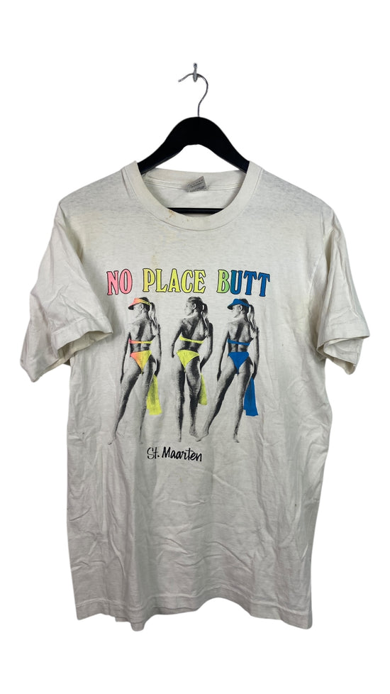 VTG St. Maarten “Butt” Tee Sz M
