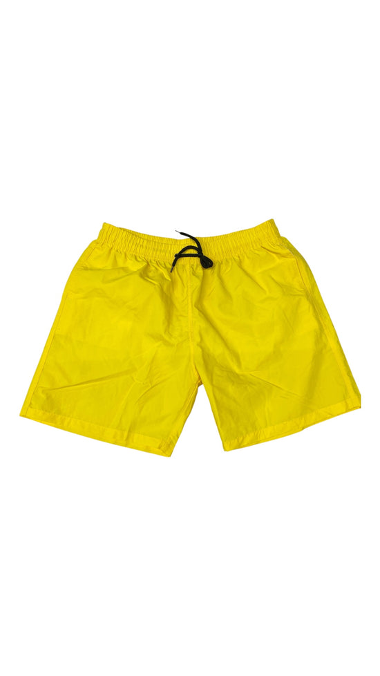 Yellow Drawstring Athletic Shorts Sz L
