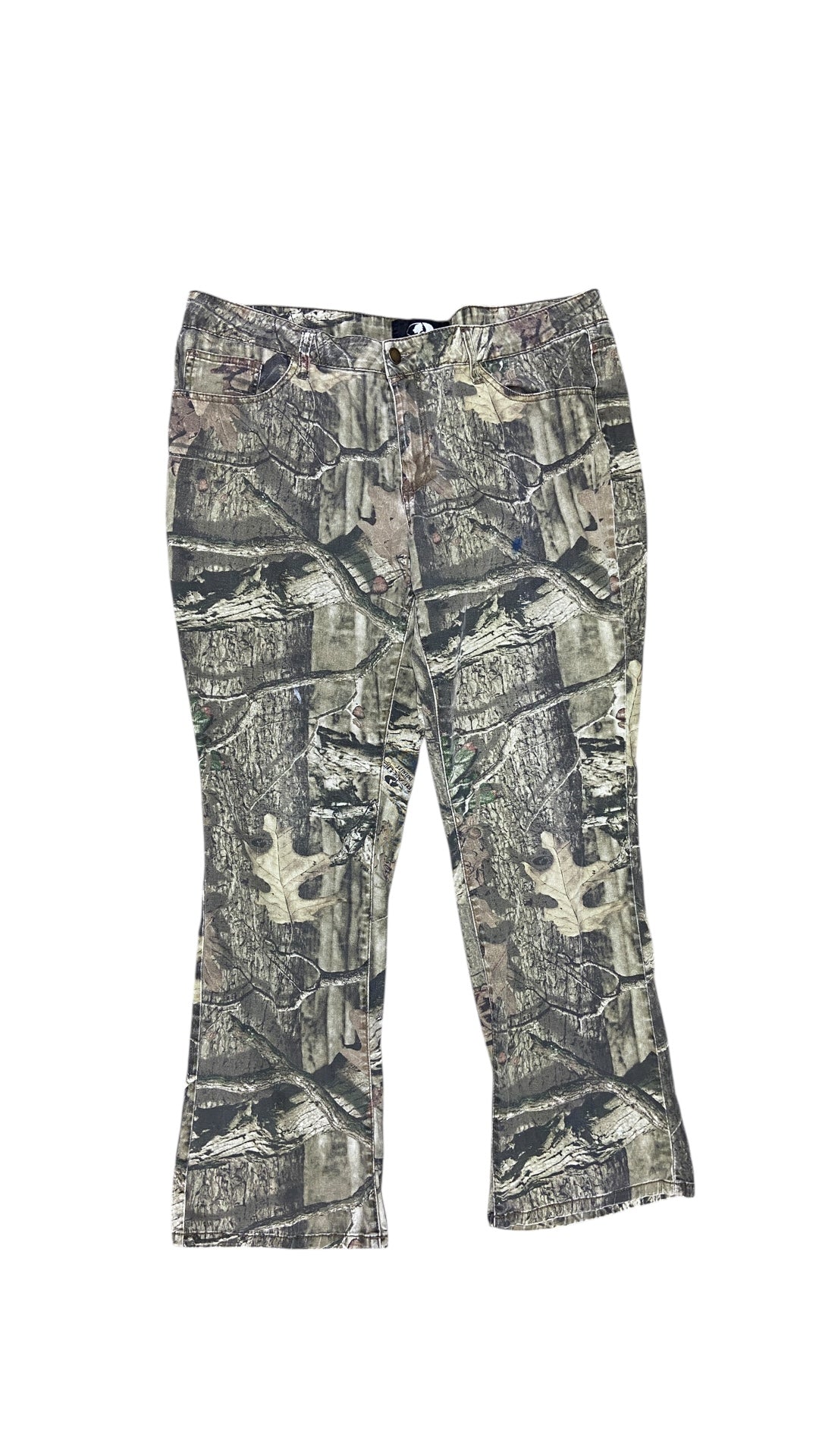 Camo Mossy Oak Low Rise Wmns Jeans Sz 36x29