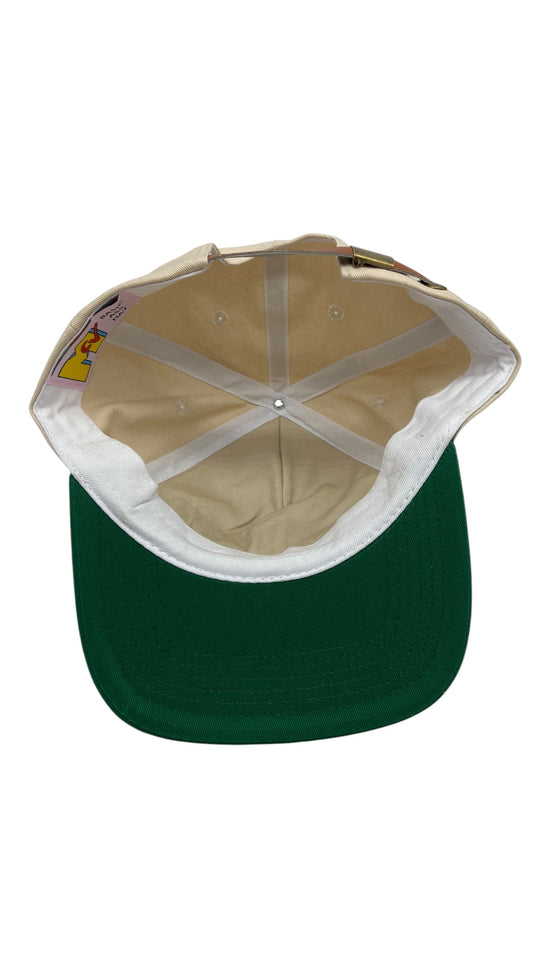 MCV Basic Ass Strapback Cap Cream/Green