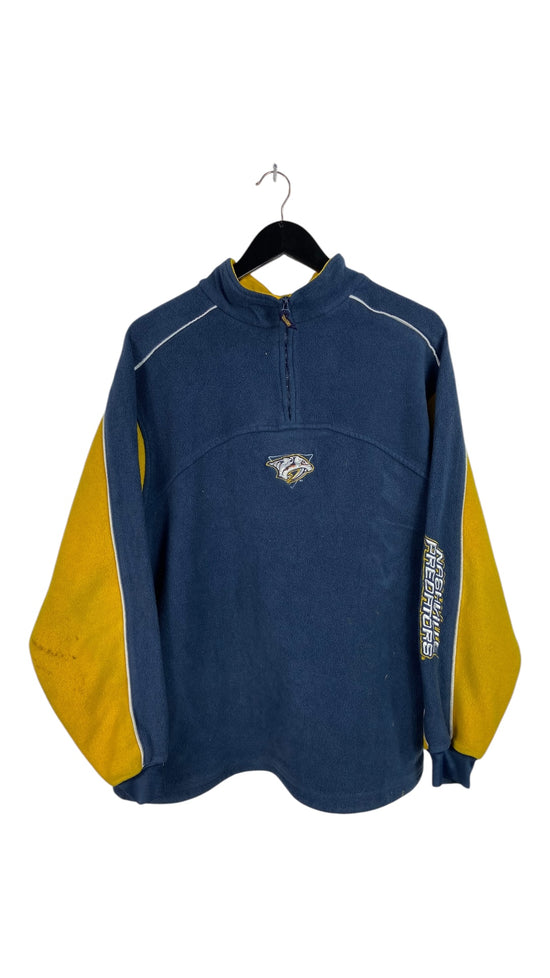 VTG Nashville Predators Lee Sport Fleece Jacket Sz L