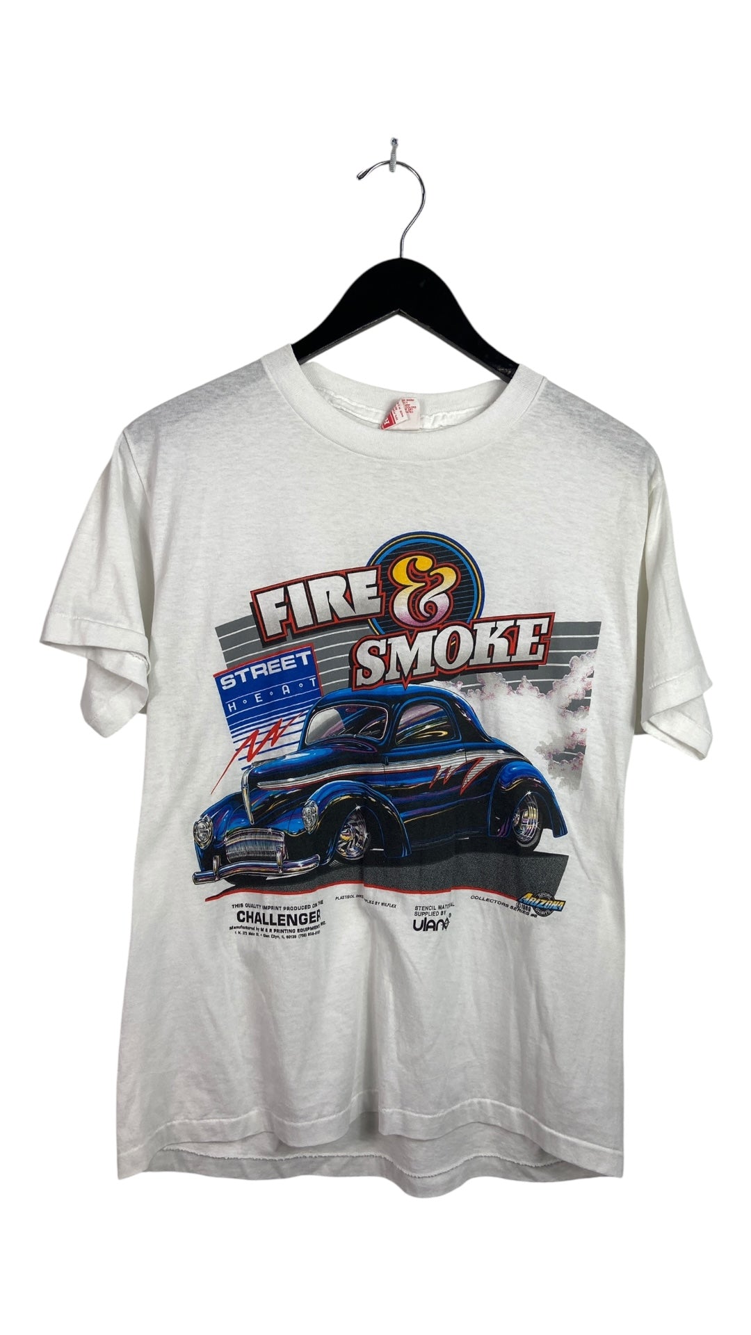 VTG Fire & Smoke Street Racing Tee Sz M