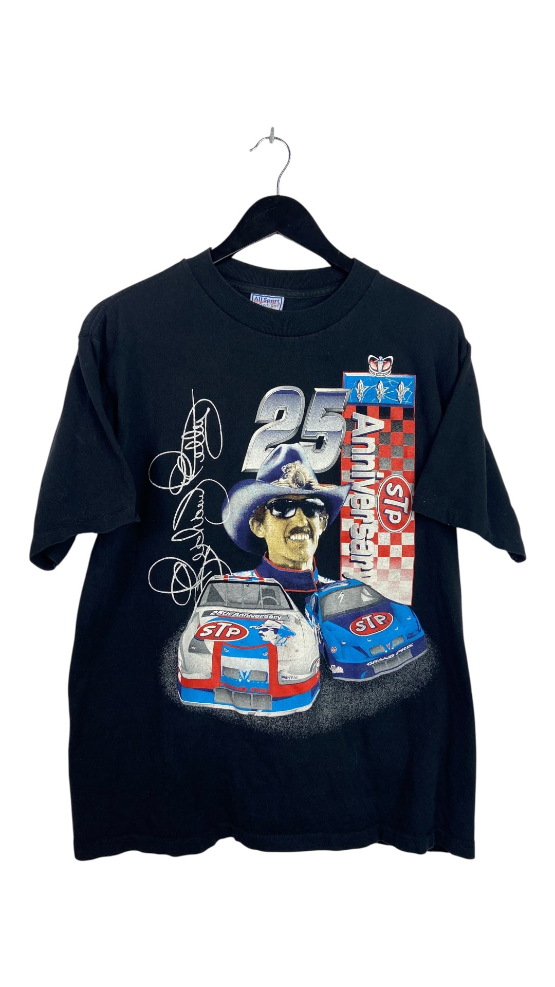 VTG Richard Petty STP Anniversary 25th Tee Sz L