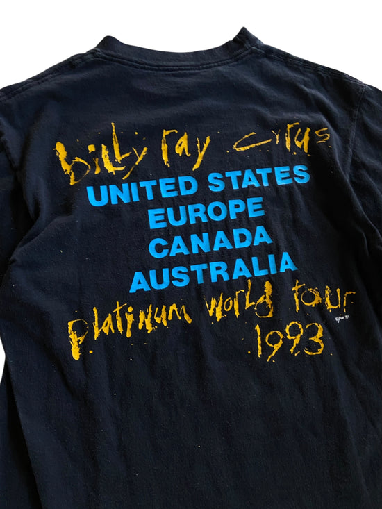 VTG Billy Ray Cyrus Platinum World Tour Tee Sz M