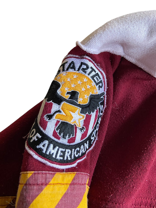 VTG Washington Redskins Patch Embroidered Sweater Sz XL