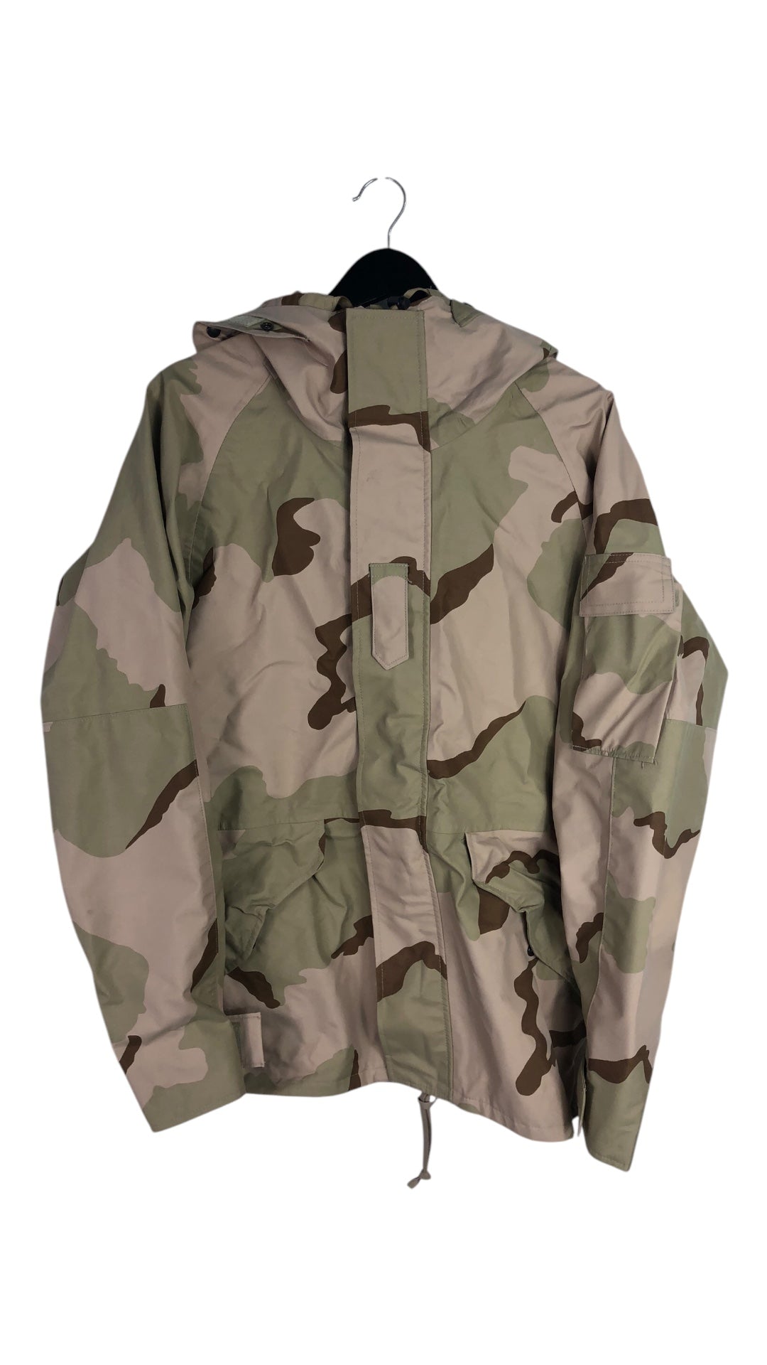 Preowned Army Hooded Rain Jacket Sz L