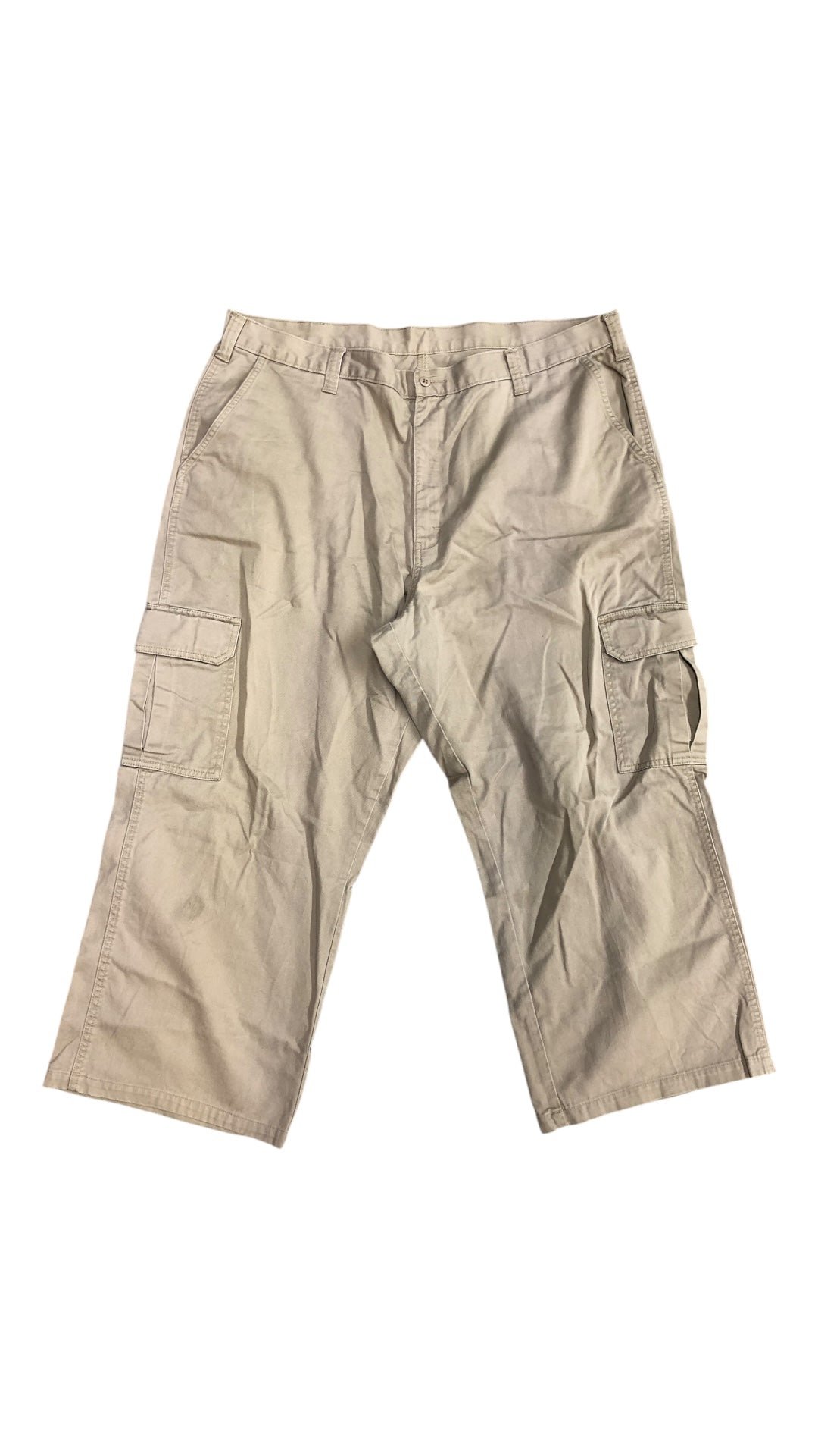 VTG Dickies Khaki Cargo Pants Sz 40x26