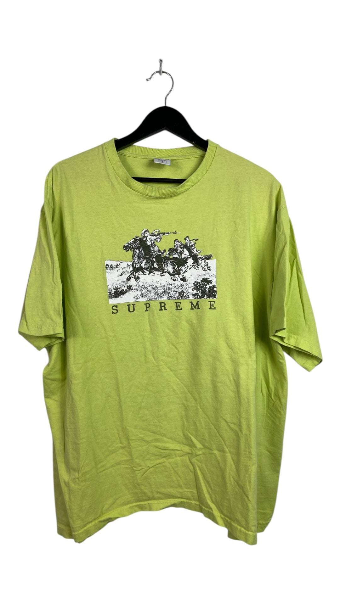 Supreme Green Horse Riders Tee Sz XL