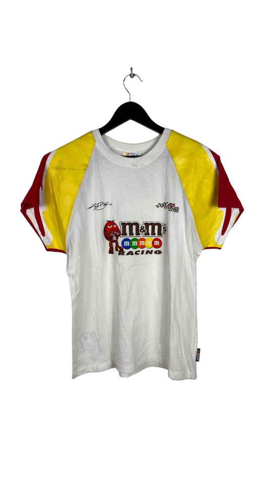 VTG Womens Nascar M&M's Racing Tee Sz L