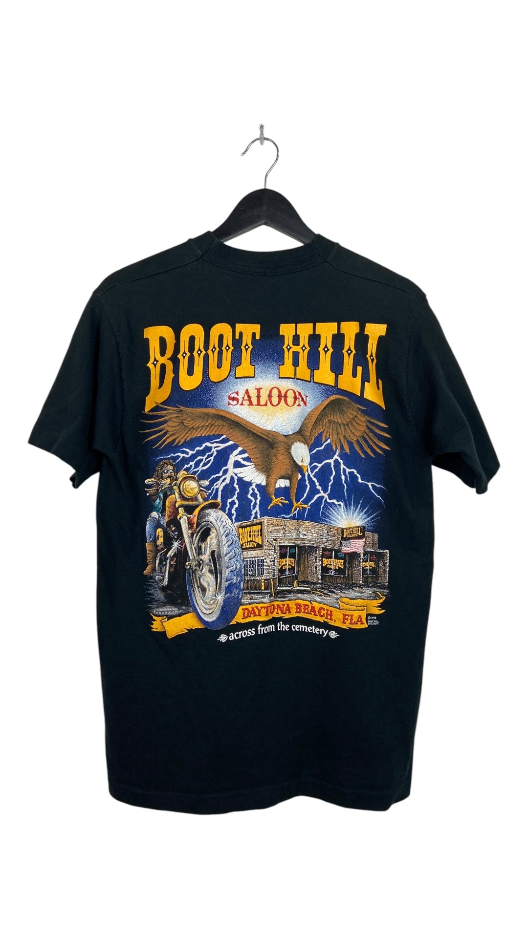 VTG Boot Hill Saloon Bike Week Daytona Beach Tee Sz M/L