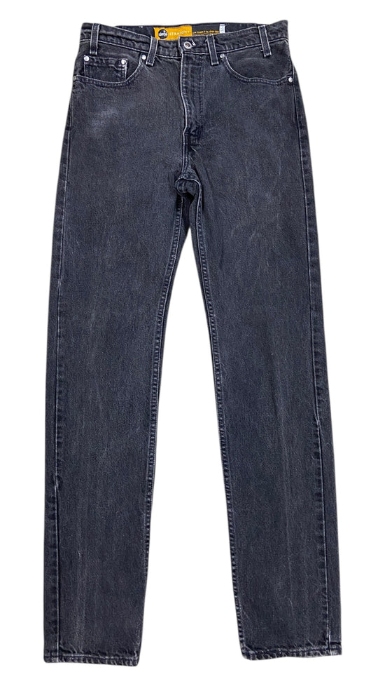 VTG Levis Straight Silvertab Black Denim Jeans Sz 32x34