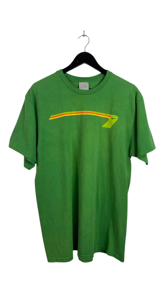 VTG Nike Green Stripe Tee Sz L/XL