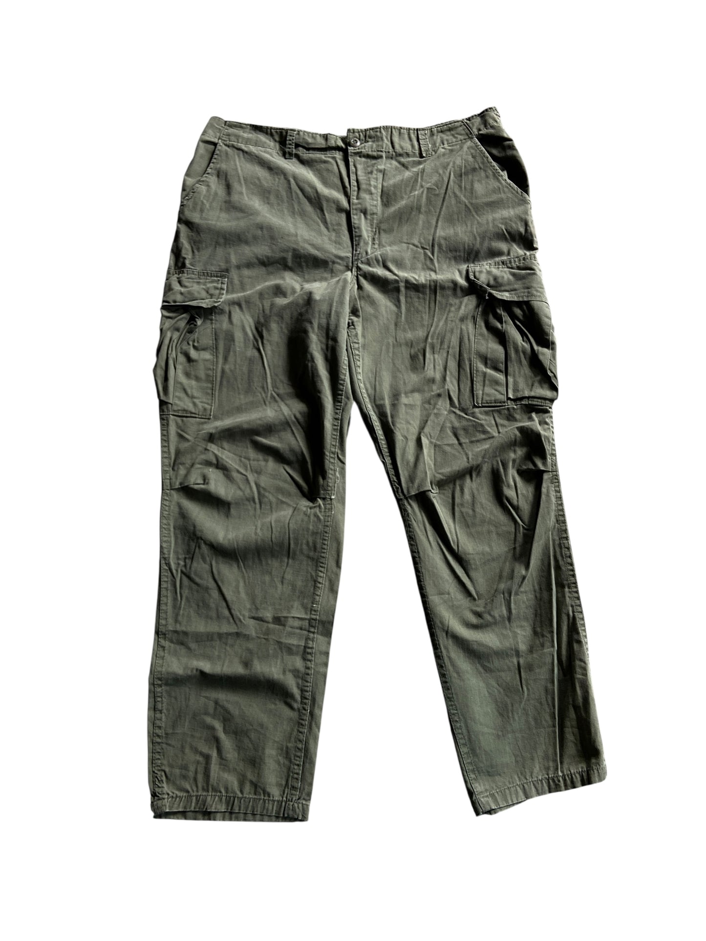 VTG Military Olive Cargo Pants Sz 38x30