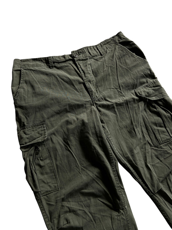 VTG Military Olive Cargo Pants Sz 38x30