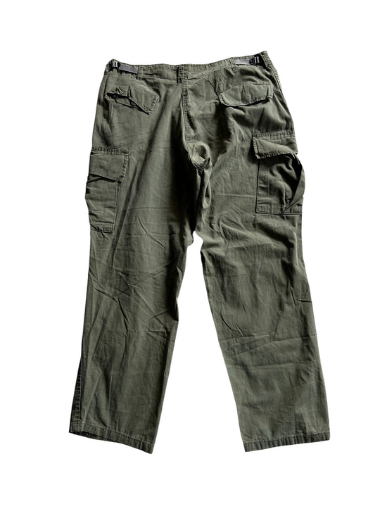 VTG Military Olive Cargo Pants Sz 38x30