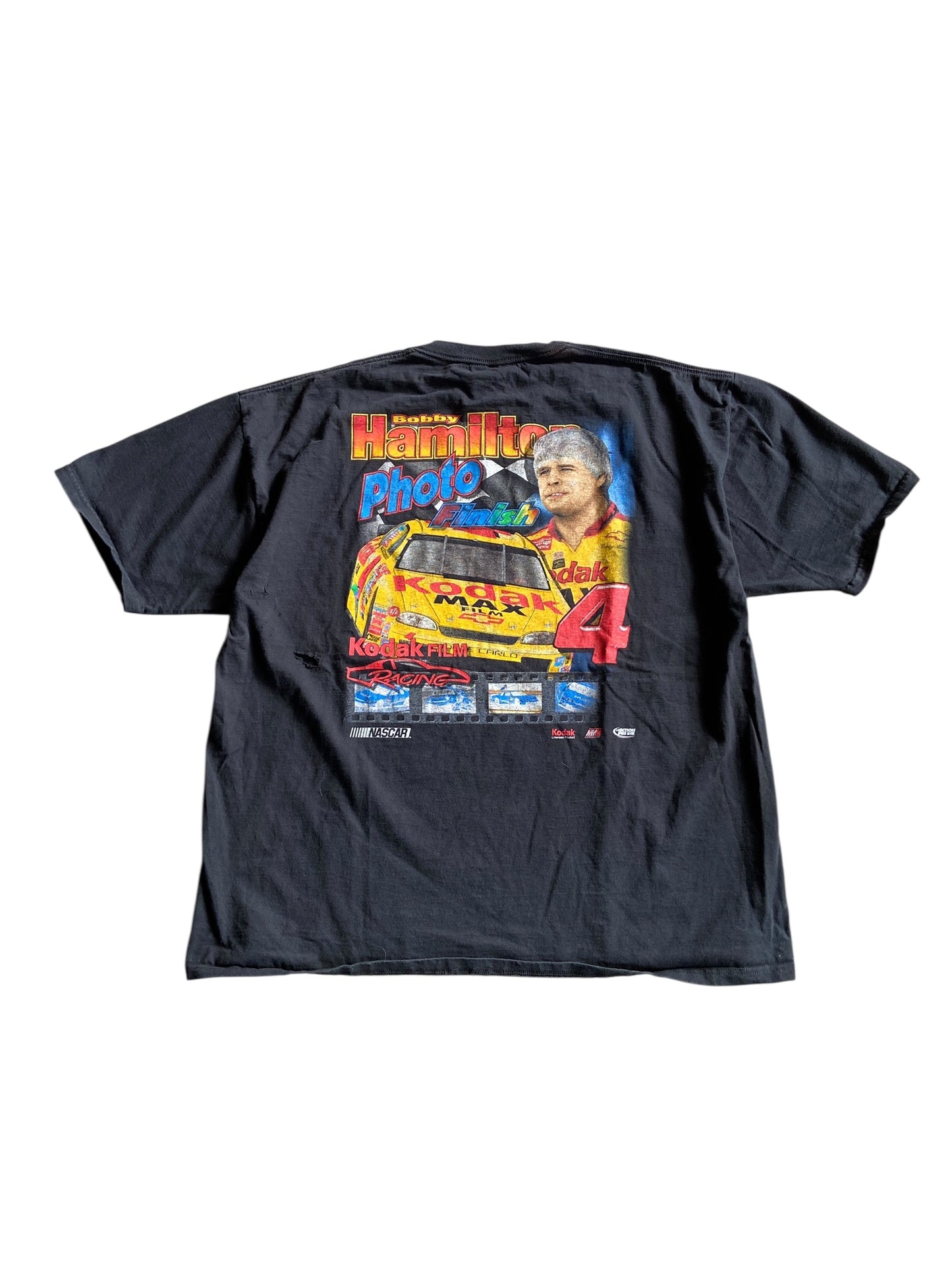 VTG Bobby Hamilton Photo Finish Nascar Tee Sz XL/2XL