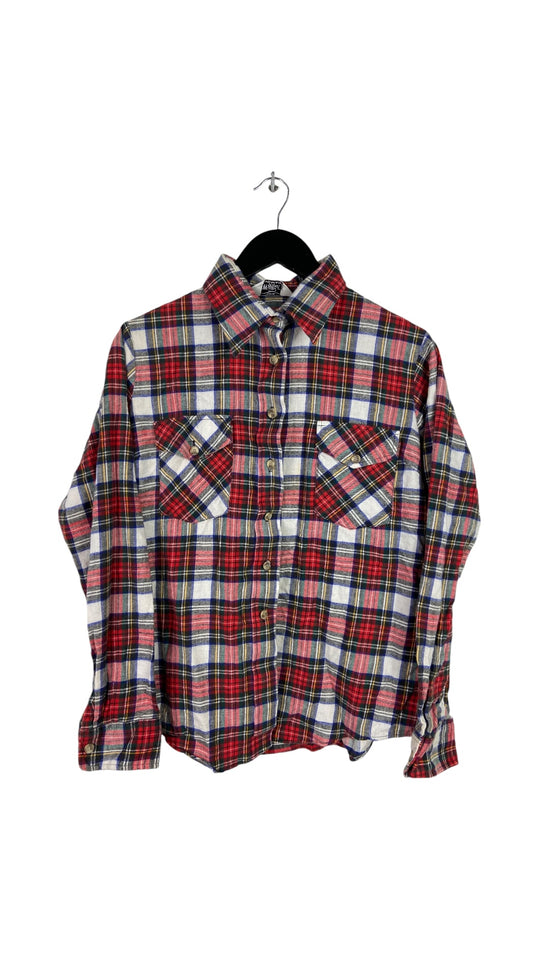 VTG Woolrich Multicolor Flannel Shirt Sz Wmns M