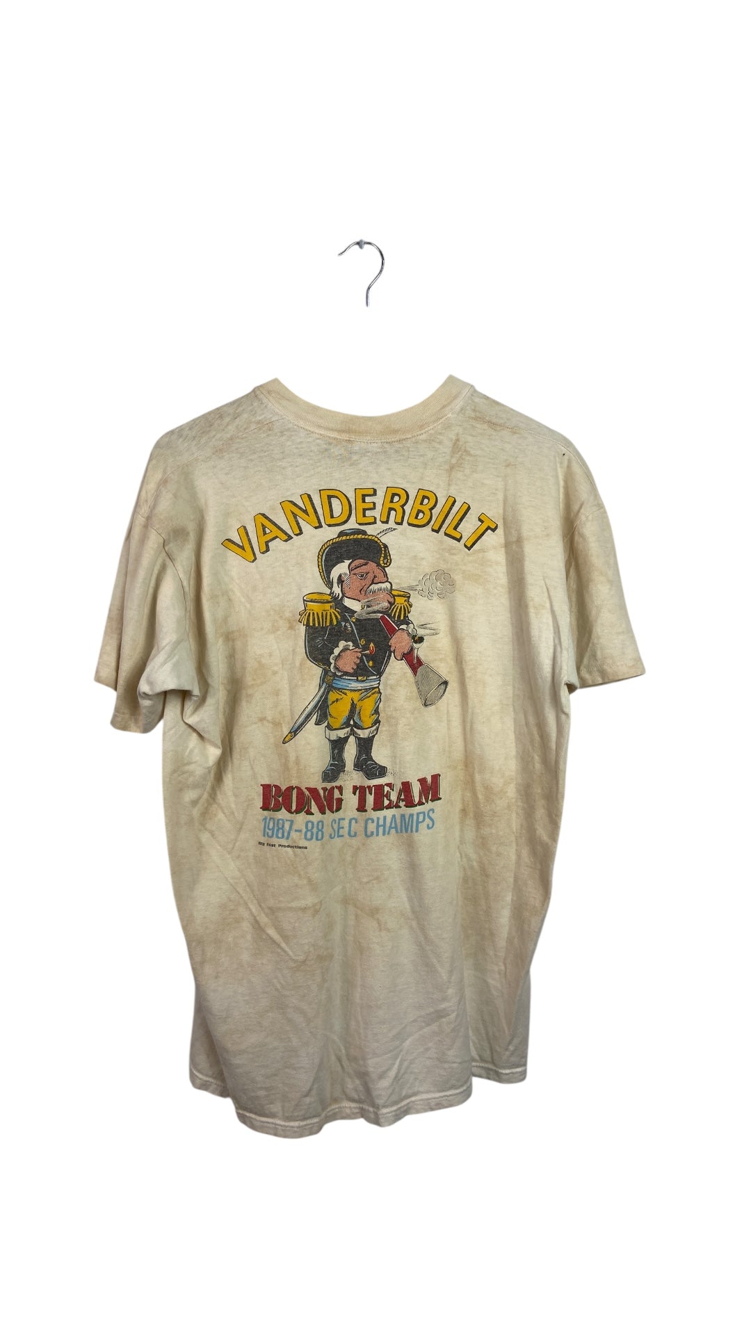 VTG Vanderbilt 1987 Bong Team Tee Sz M