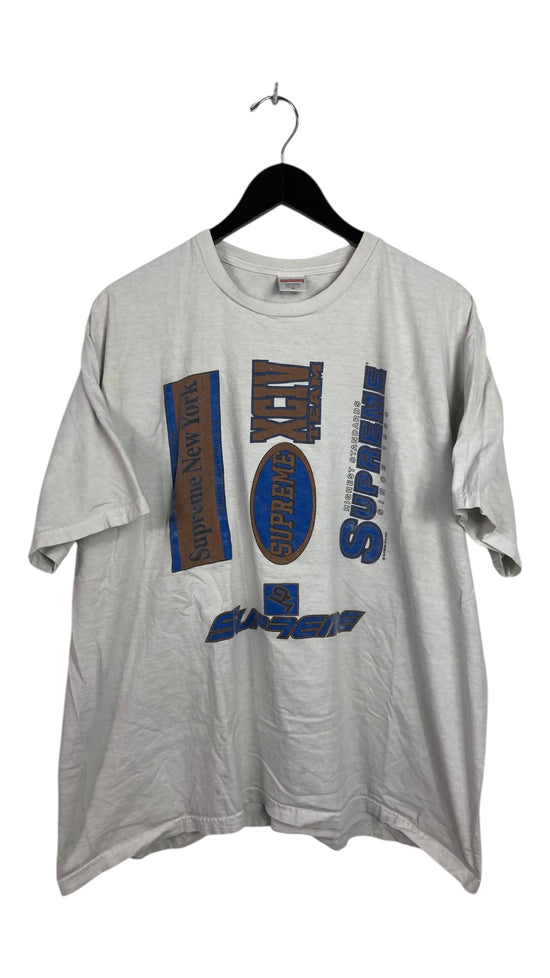 Preowned Supreme XCIV Team Tee Sz XL