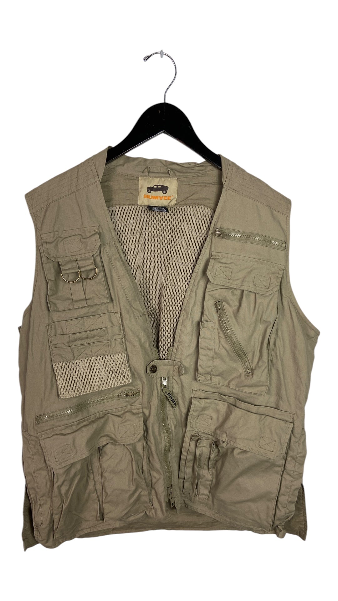 VTG Humvee Tactical Tan Vest Sz XL