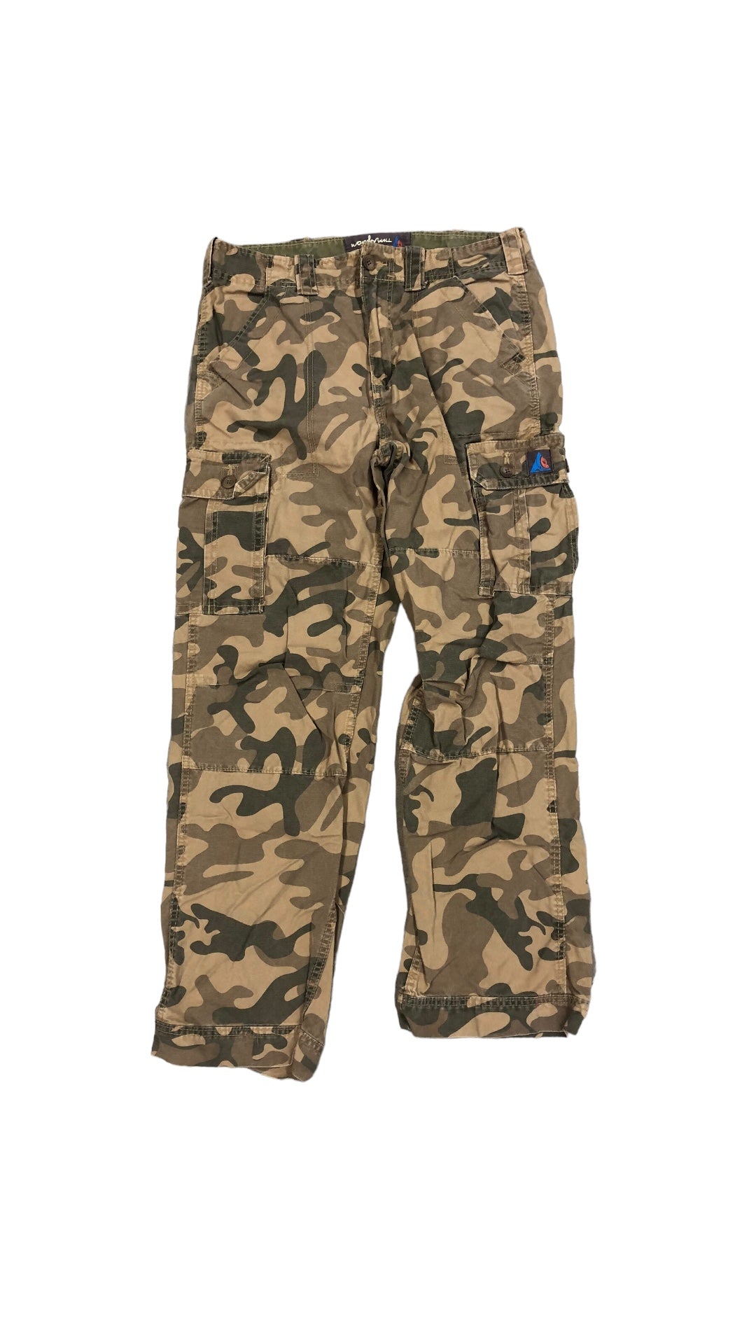 VTG Wonder Wall Surf Utility Camo Pants Sz  34x32