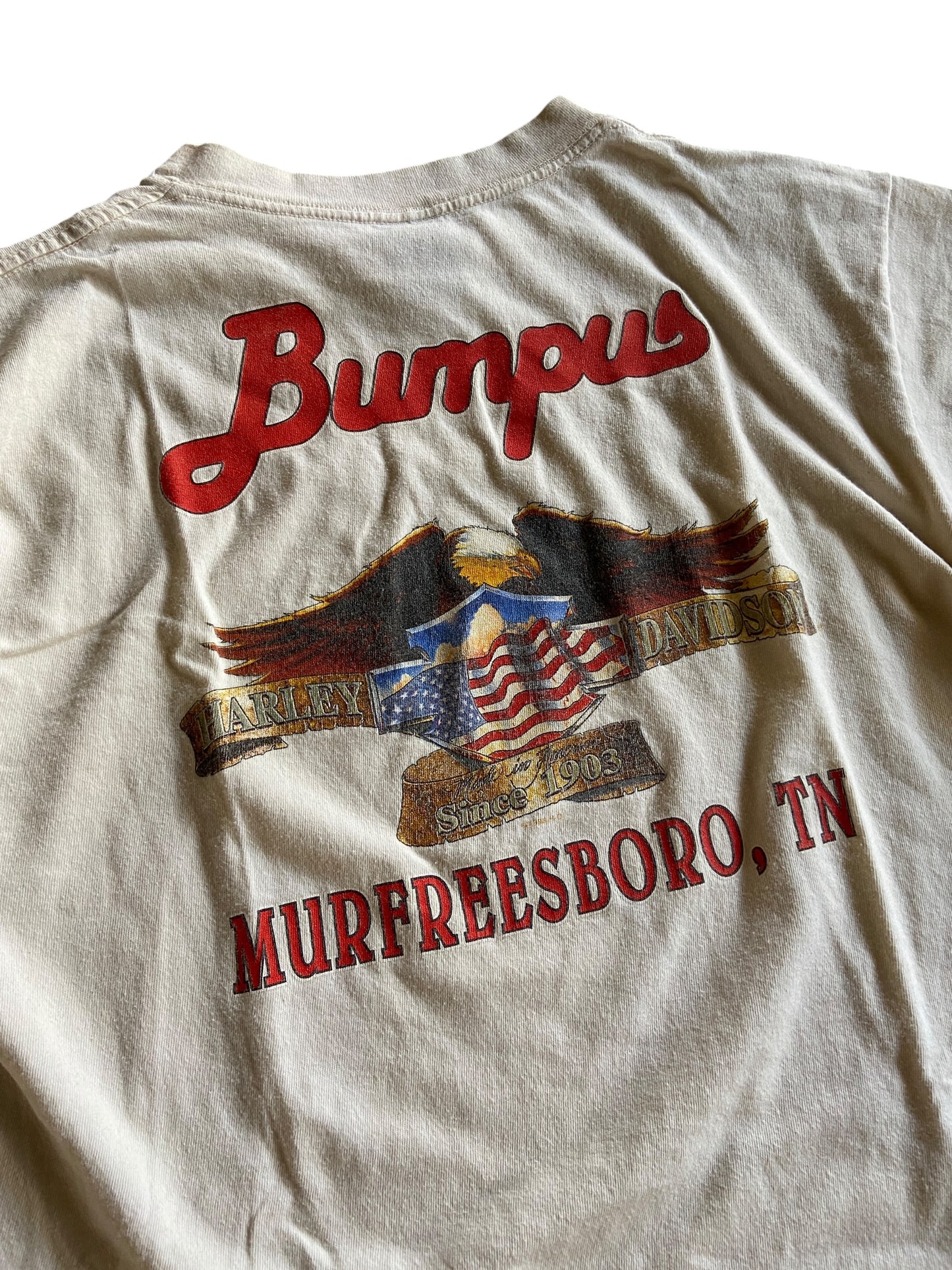 VTG Harley Davidson Bumpus Classic Reflections Tee Sz L