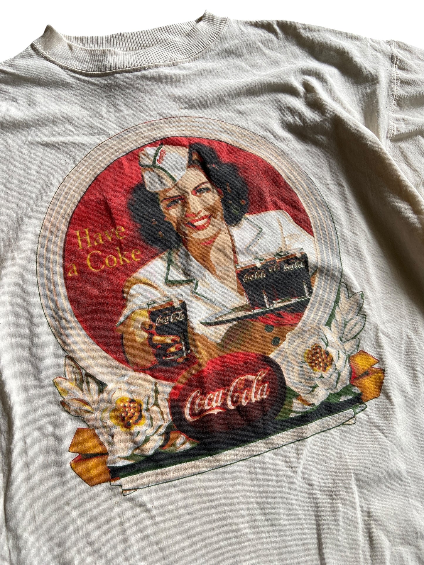 VTG Coca-Cola Have A Coke Waitress Tee Sz L/XL