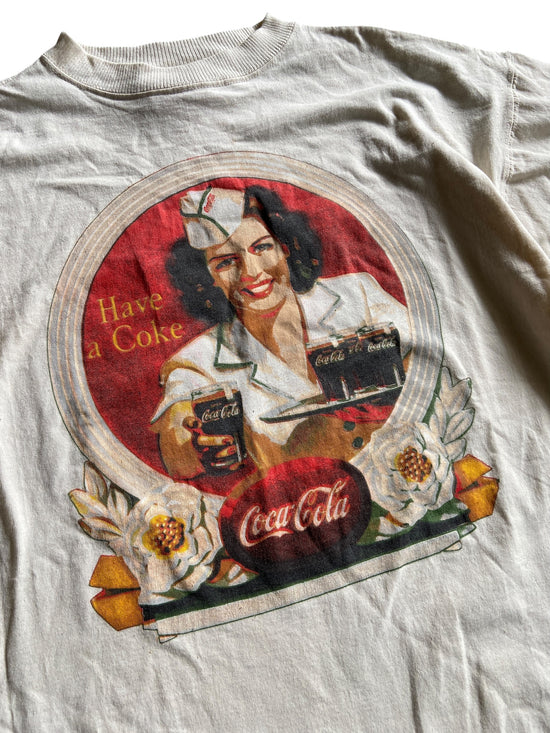 VTG Coca-Cola Have A Coke Waitress Tee Sz L/XL