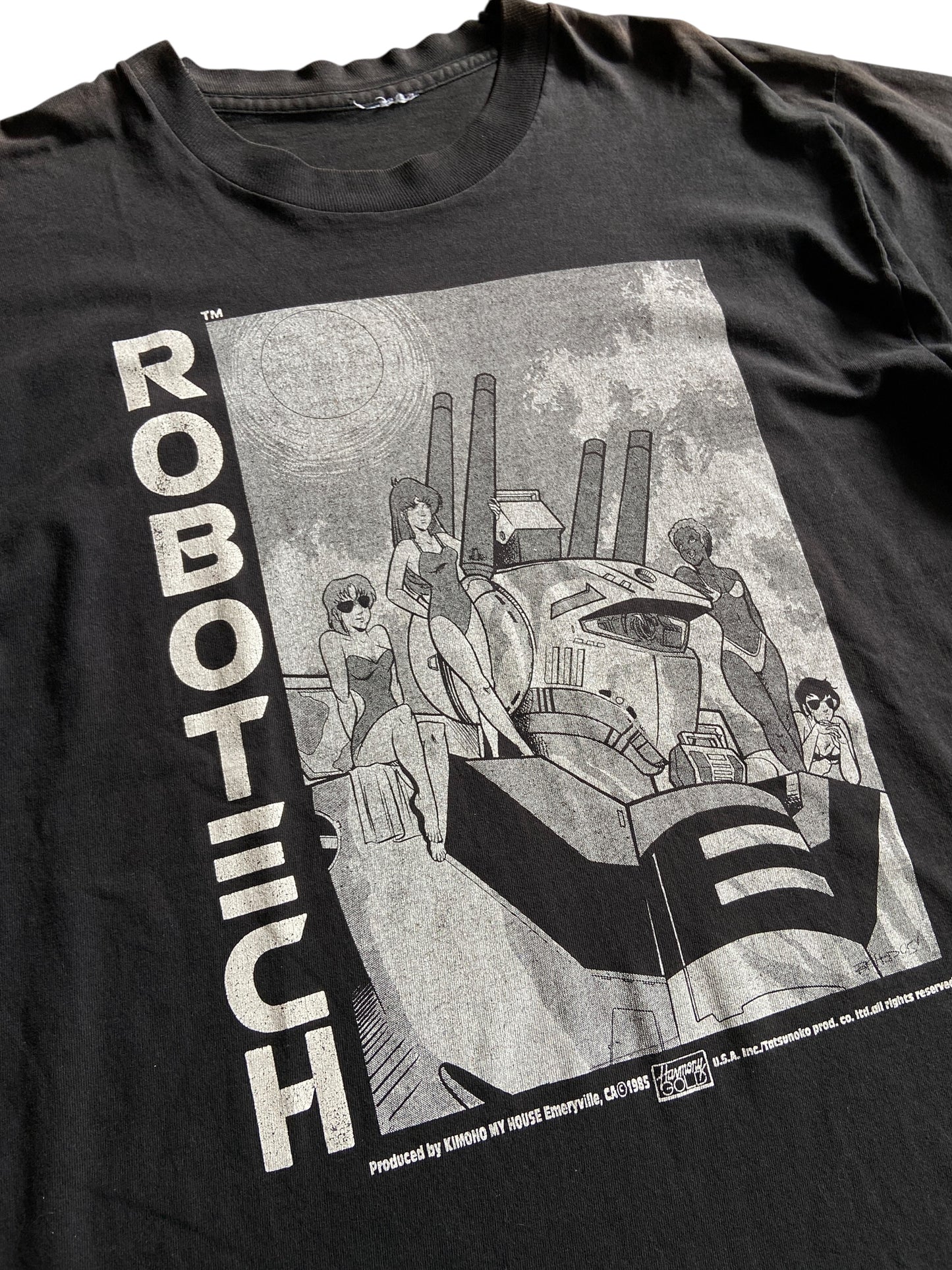 VTG Robotech 1985 Harmony Gold Tee Sz L