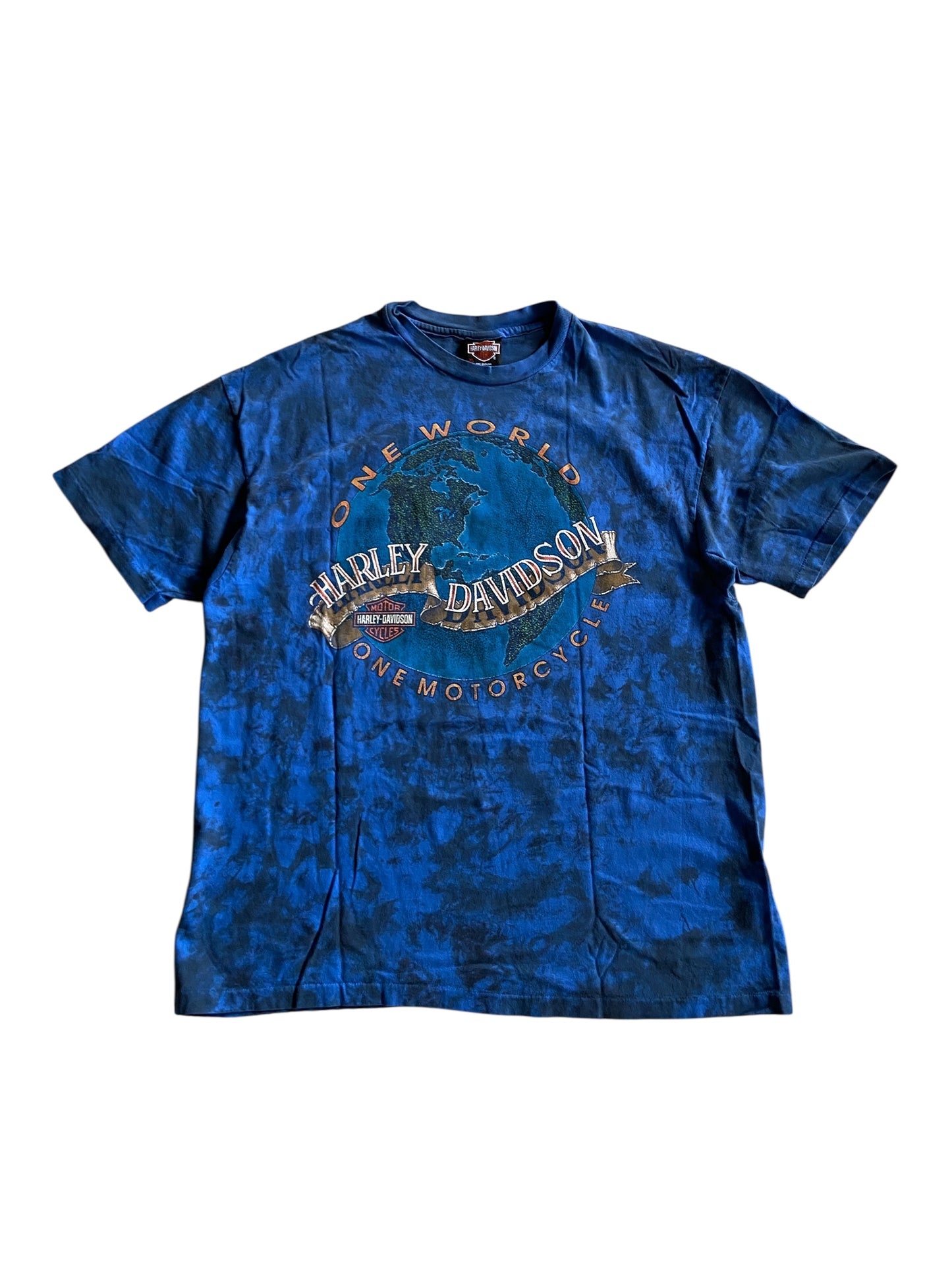 VTG Harley Davidson One World Tee Sz XL