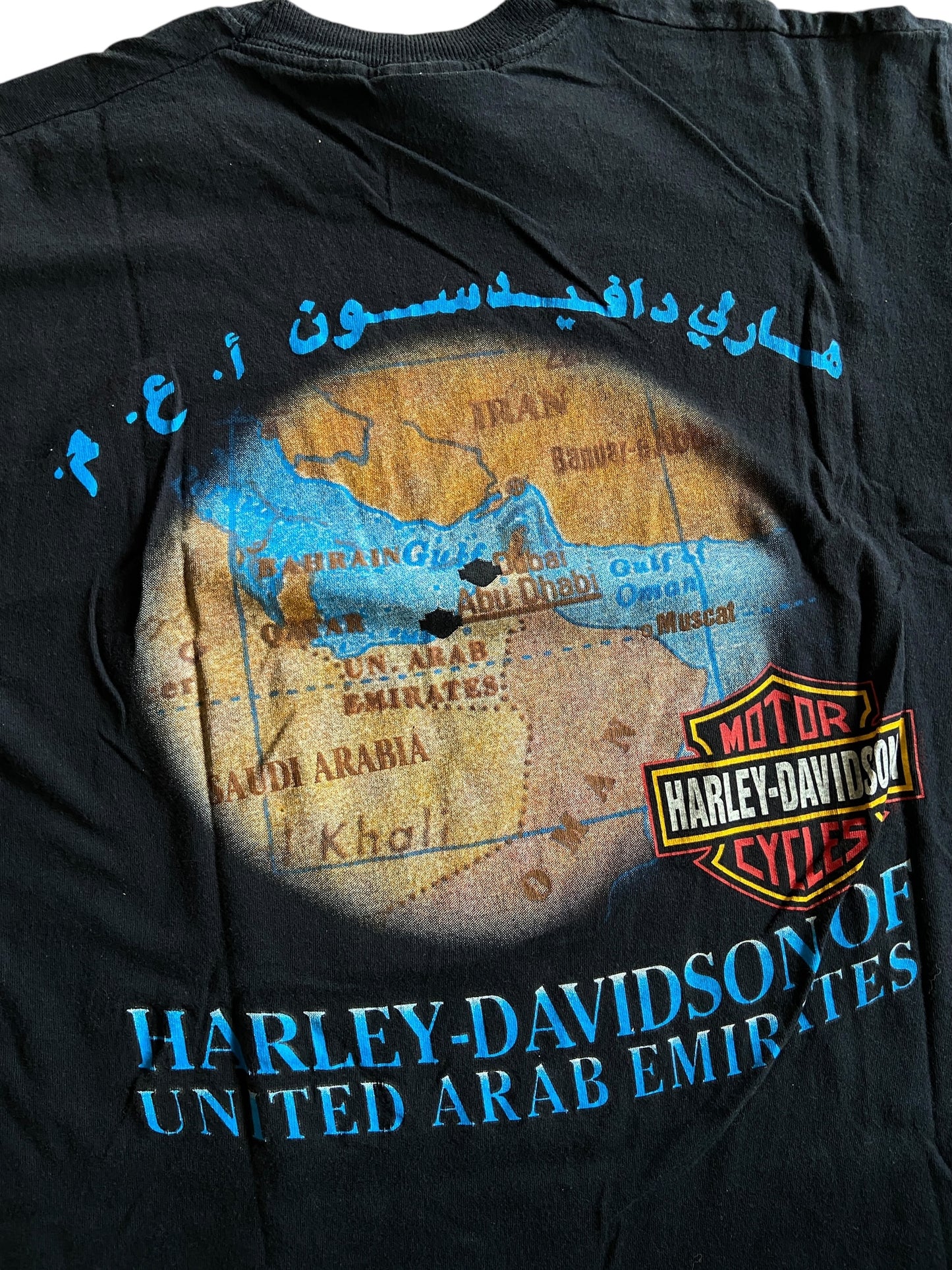 VTG Harley Davidson United Arab Emirates Tee Sz XL