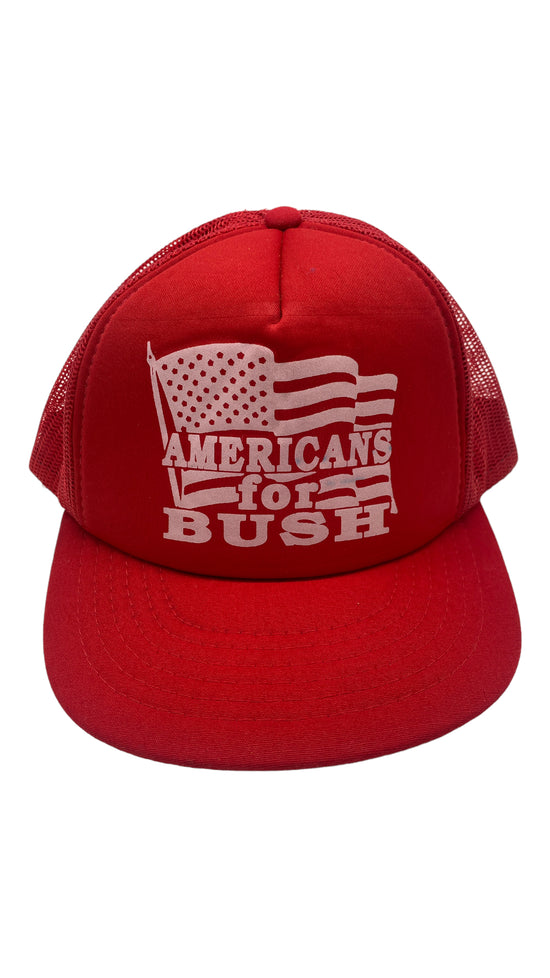 VTG “Americans For Bush” Trucker Snapback Hat