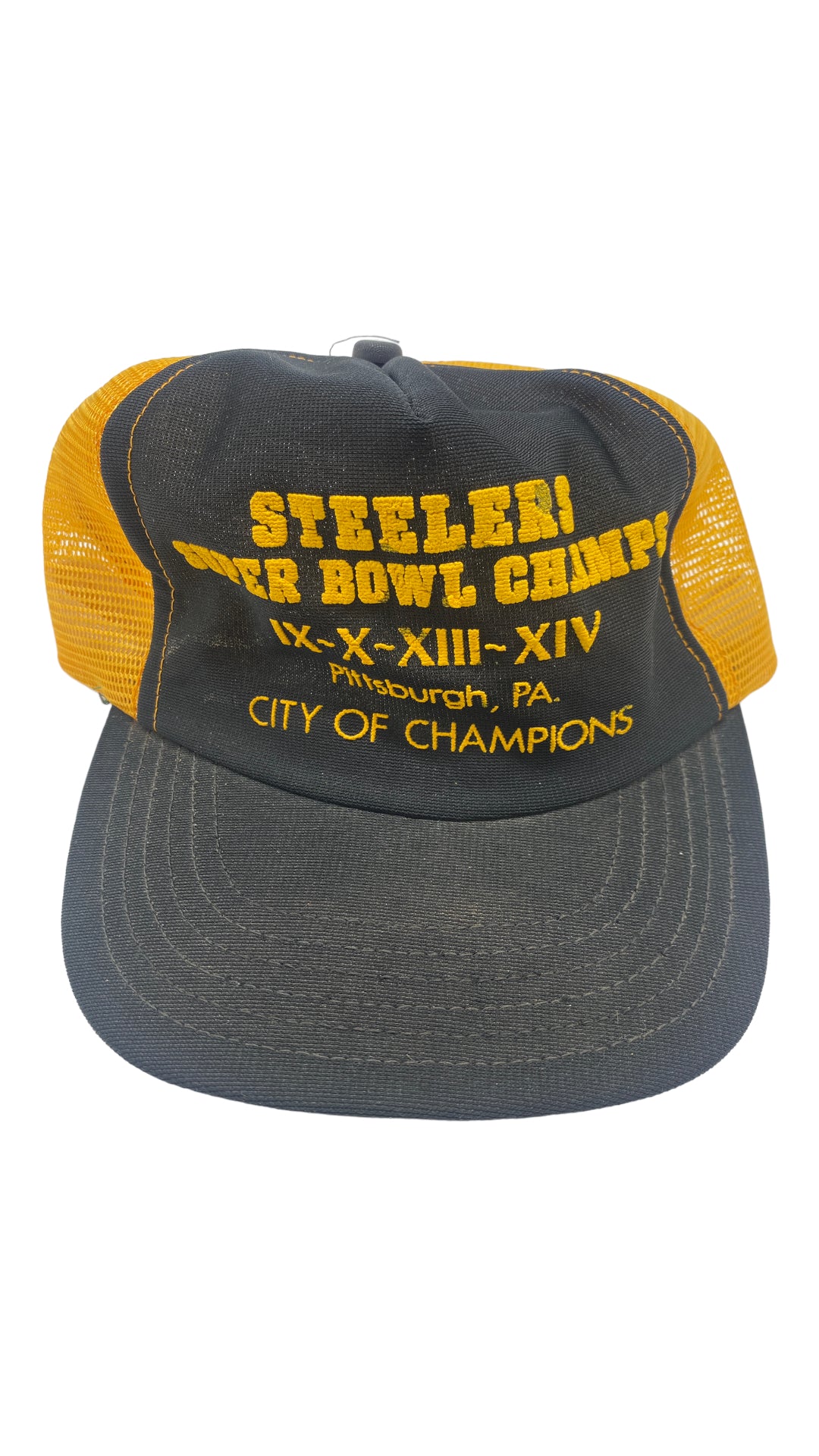 VTG Pittsburgh Steelers SB Champs Trucker Hat