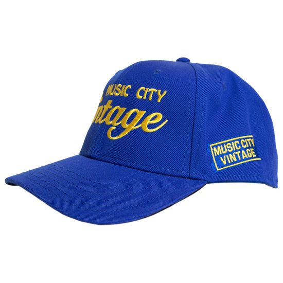 Music City Vintage Blockbuster Snapback (Royal)