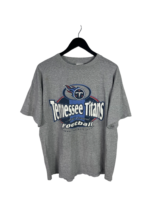 VTG Tennessee Titans AFC Central Grey Tee Sz XL