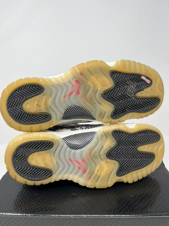 Used Air Jordan 11 Low Snake Light Bone Sz 6y