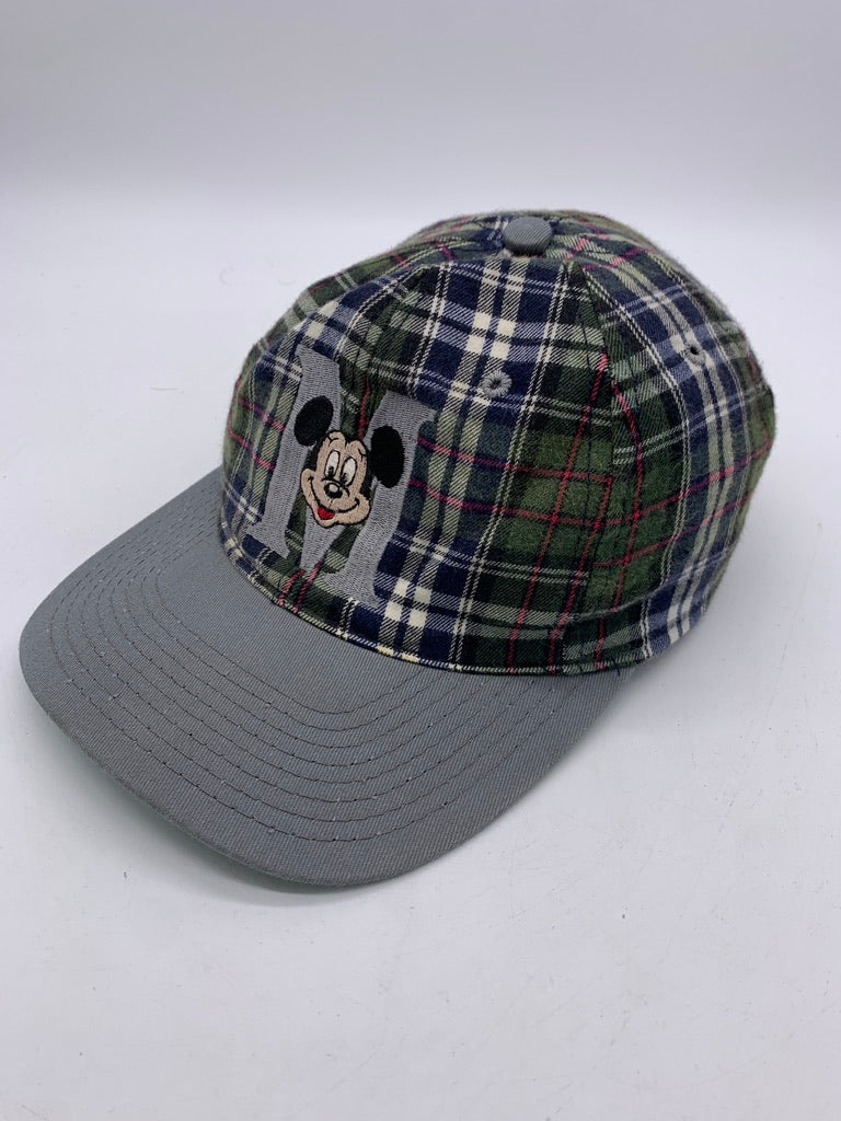 VTG Mickey Mouse Plaid Snapback