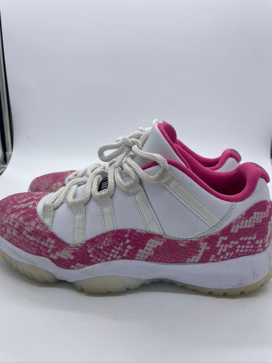 Used Wmns Air Jordan 11 Low Retro 'Pink Snakeskin' Sz Wmns 11