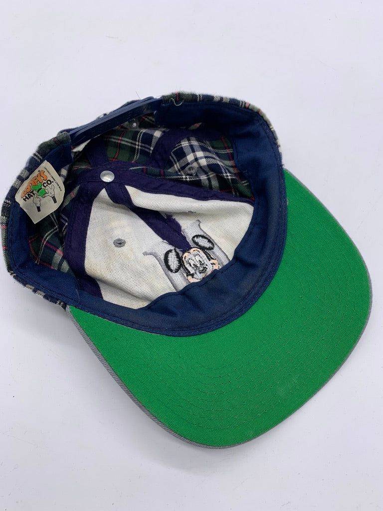 VTG Mickey Mouse Plaid Snapback