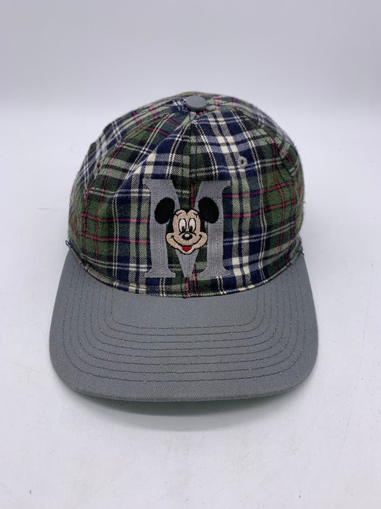 VTG Mickey Mouse Plaid Snapback