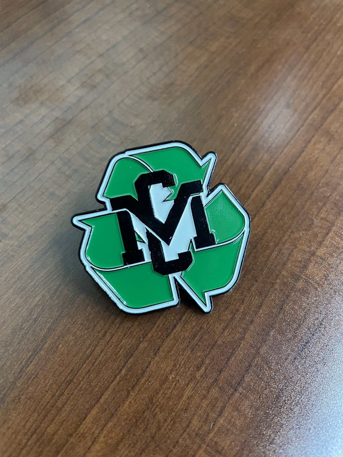 Music City Vintage Recycle Enamel Pin