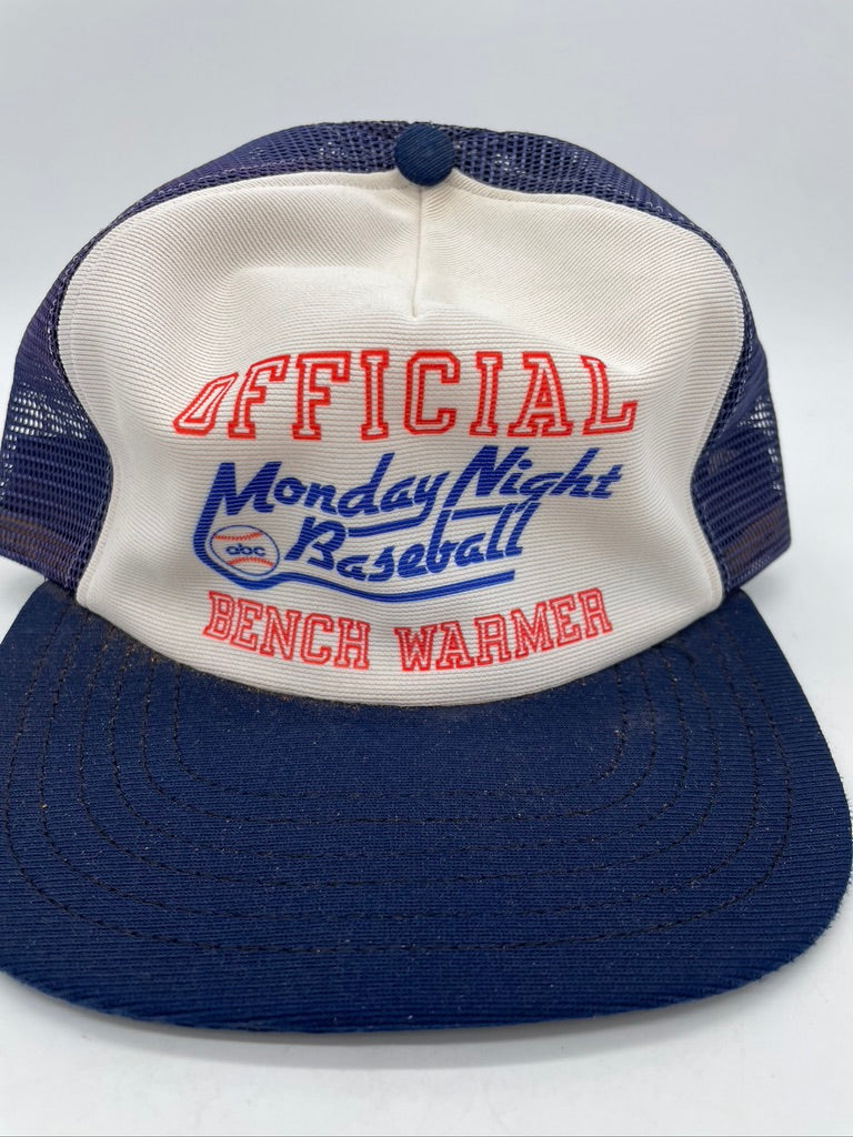 Vtg Monday Night Baseball ABC Trucker Hat