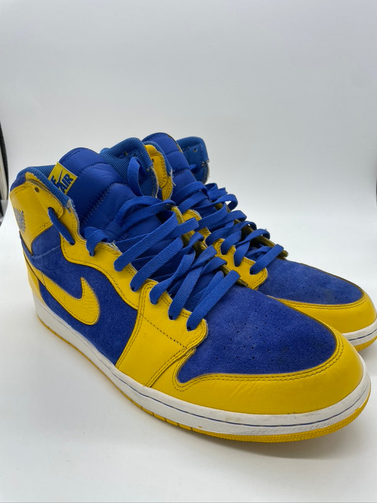 Preowned 2013 Air Jordan 1 Retro High OG 'Laney' Sz 13