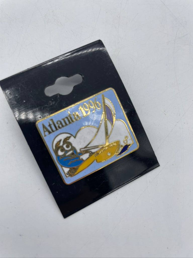 VTG Atlanta 1996 Izzy Sailing Pin